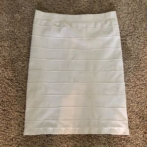 White bandage skirt from Bebe